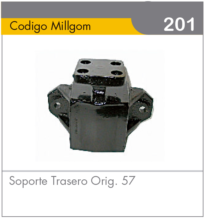 Soporte Trasero de Motor