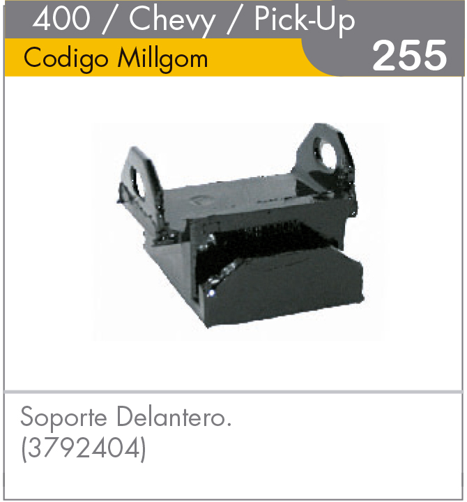Soporte Delantero de Suspensión 400/Chevy/Pick-Up
