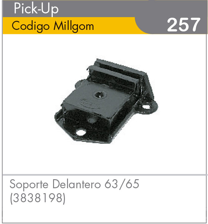 Soporte Delantero de Motor Pick-Up 63/65