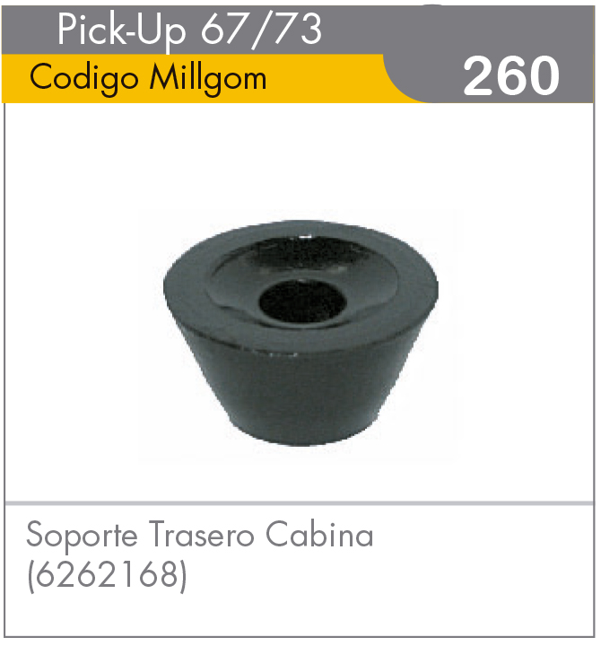 Soporte Trasero de Cabina