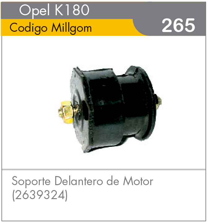 Soporte Delantero de Motor Opel K180