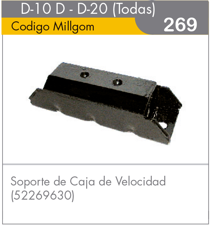 Soporte de Caja D-10 / D-20