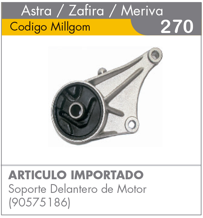 Soporte Delantero de Motor Astra/Zafira/Meriva