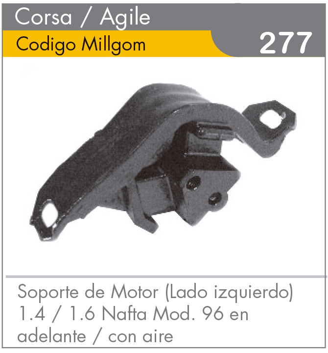Soporte de Motor Izquierdo Corsa/Agile 1.4/1.6