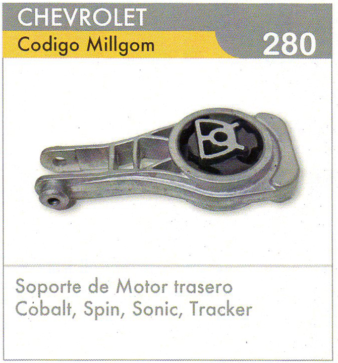 Soporte Trasero de Motor Cobalt/Spin/Sonic/Tracker