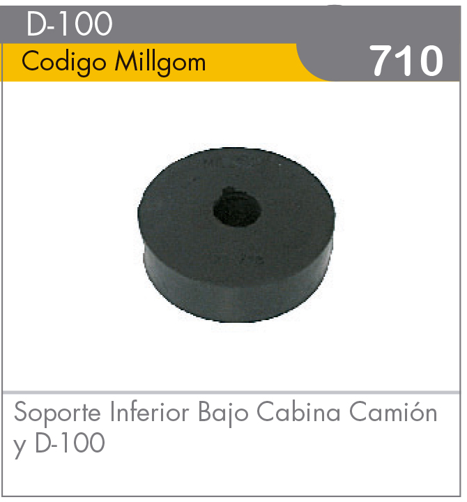 Soporte Inferior de Cabina Camión / D-100