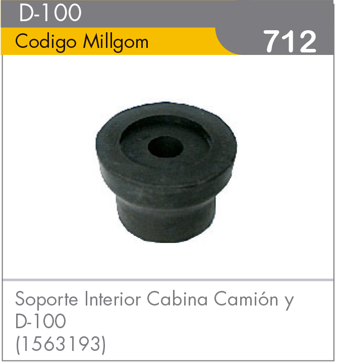 Soporte Interior de Cabina Camión D-100