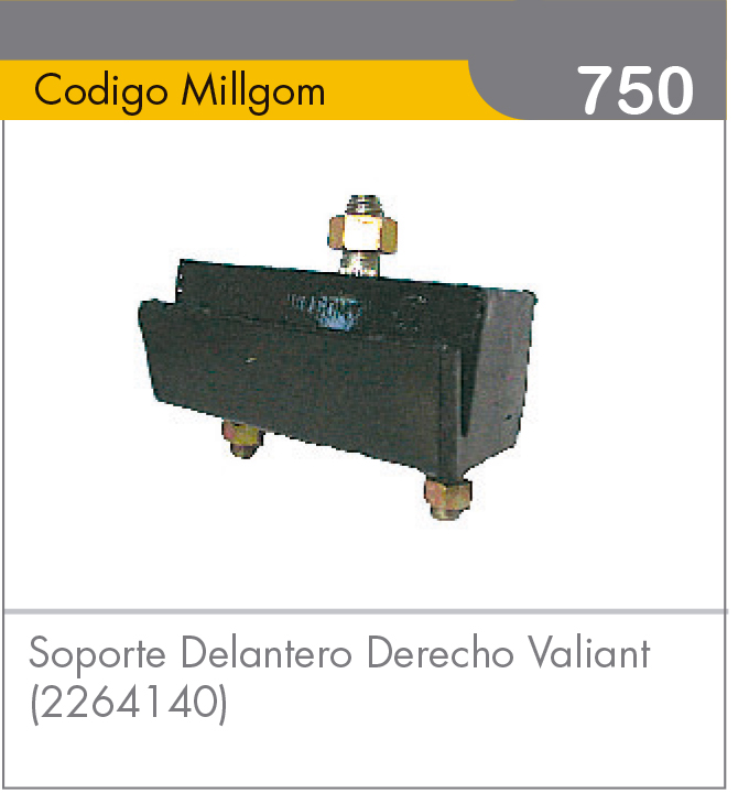 Soporte Delantero Derecho Valiant