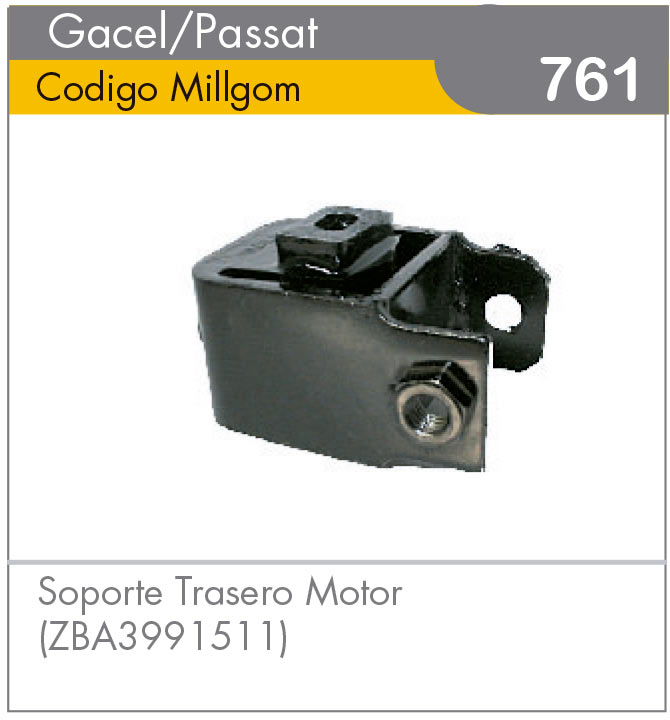 Soporte Trasero de Motor Gacel/Passat