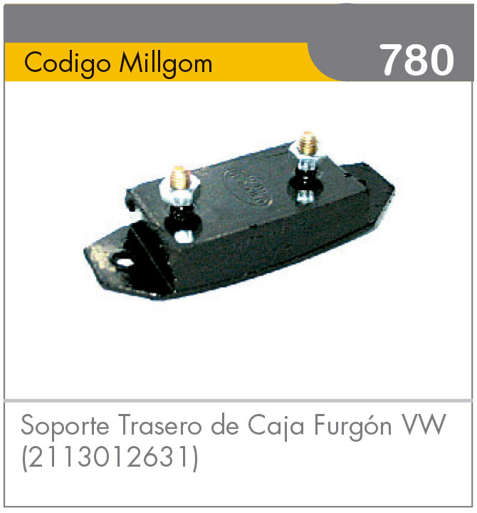 Soporte Trasero de Caja Furgón VW