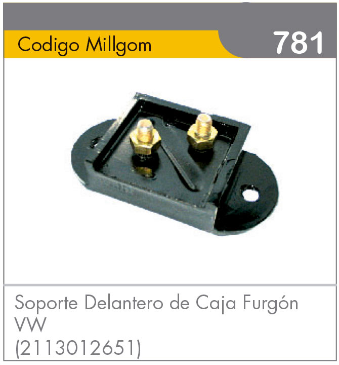 Soporte Delantero de Caja Furgón VW