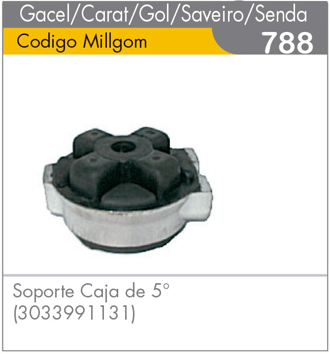 Soporte de Caja 5° Gacel/Carat/Gol/Saveiro/Senda