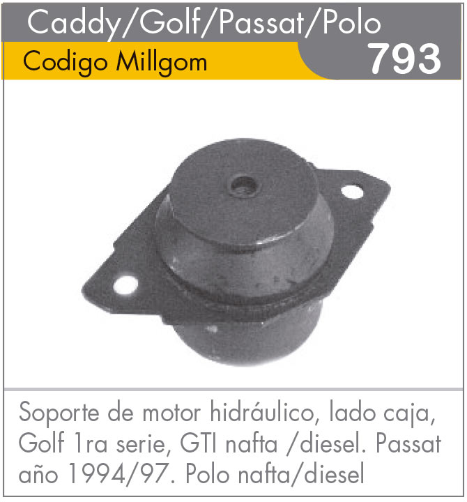 Soporte de Motor Lado Caja Golf GTI/Passat/Polo