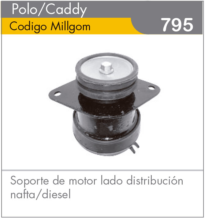 Soporte de Motor Lado Distribución Polo/Caddy