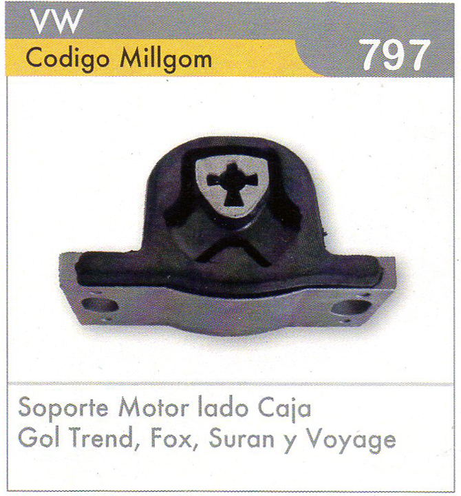 Soporte de Motor Lado Caja Gol Trend/Fox/Suran/Voyage