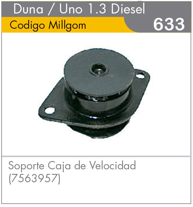 Soporte de Caja Duna/Uno 1.3 Diesel (7563957)