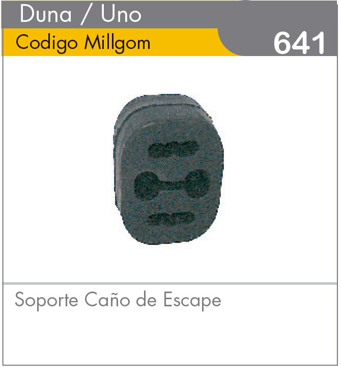 Soporte de Caño de Escape Duna/Uno