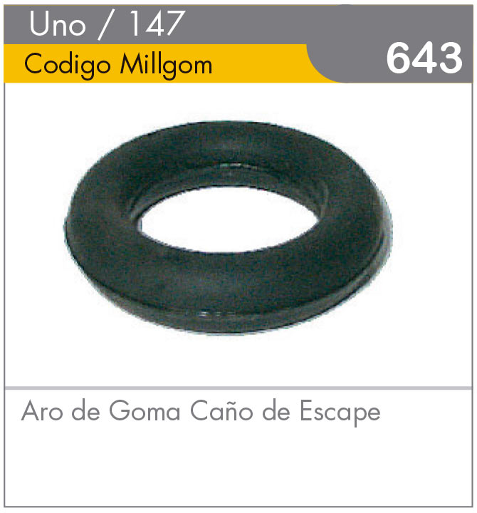 Aro de Goma Caño de Escape Uno/147