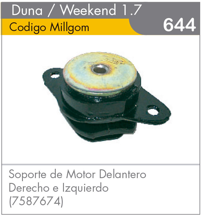 Soporte de Motor Delantero Duna/Weekend 1.7