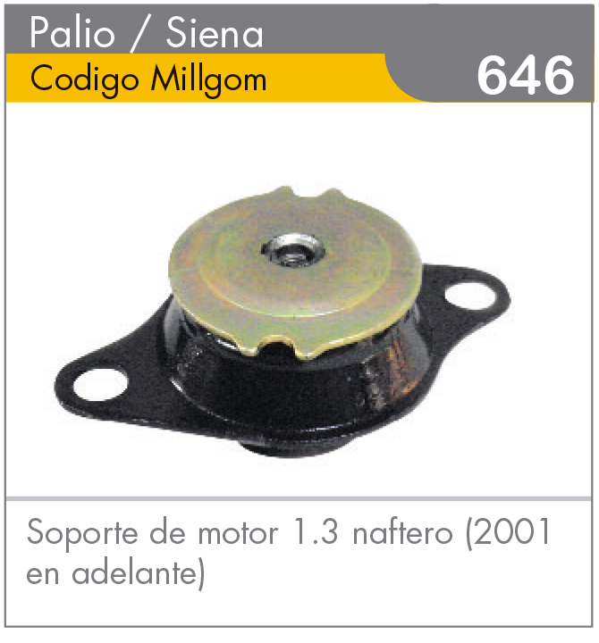 Soporte de Motor Delantero 1.3 Palio/Siena 01+