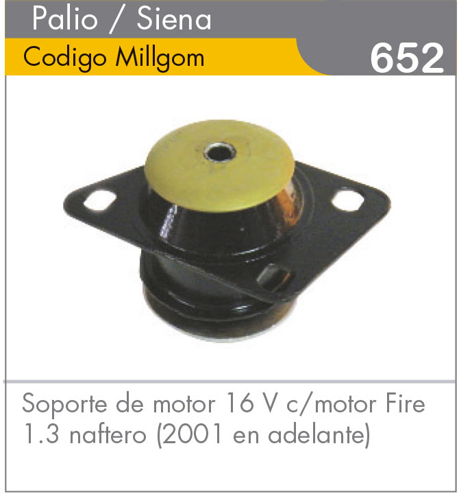 Soporte de Motor 16V Fire 1.3 Palio/Siena 01+