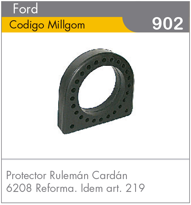 Protector Rulemán Cardán 6208 Reforma