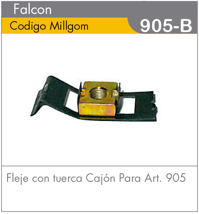 Fleje con Tuerca Cajón Falcon