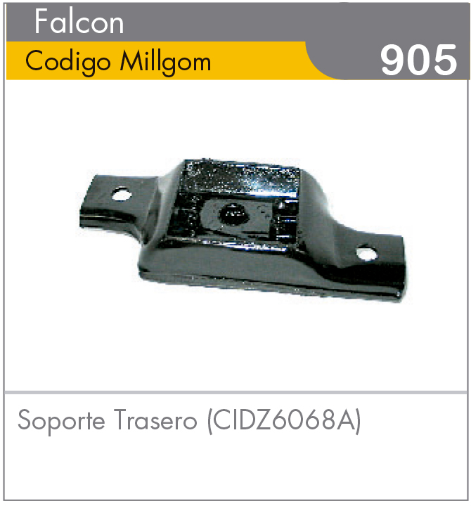 Soporte Trasero Falcon (CIDZ6068A)