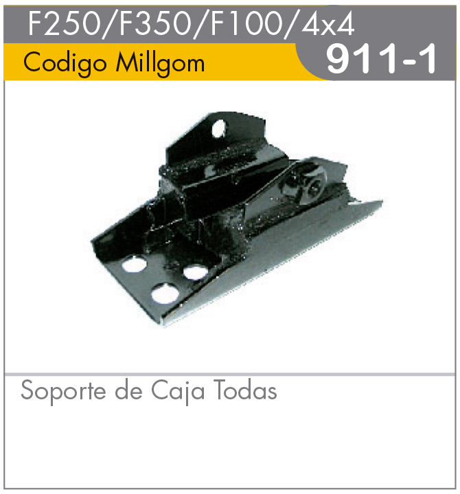 Soporte de Caja 4x4 F250/F350/F100