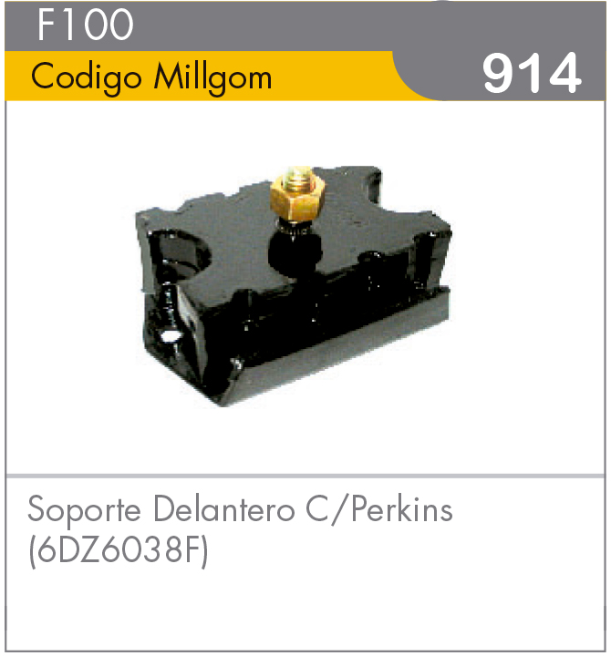 Soporte Delantero c/Perkins F100 (6DZ6038F)