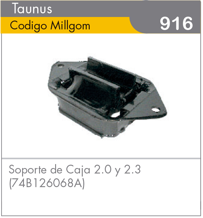 Soporte de Caja Taunus 2.0/2.3 (74B126068A)