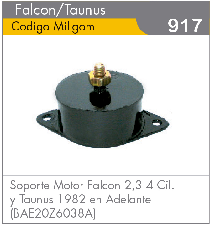 Soporte de Motor Falcon/Taunus 82+