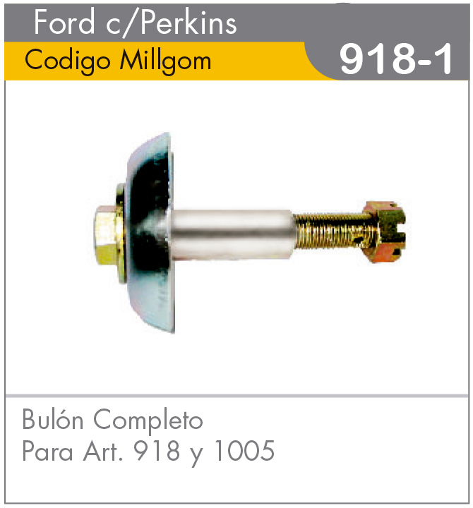 Bulón para Soporte 918/1005 c/Perkins