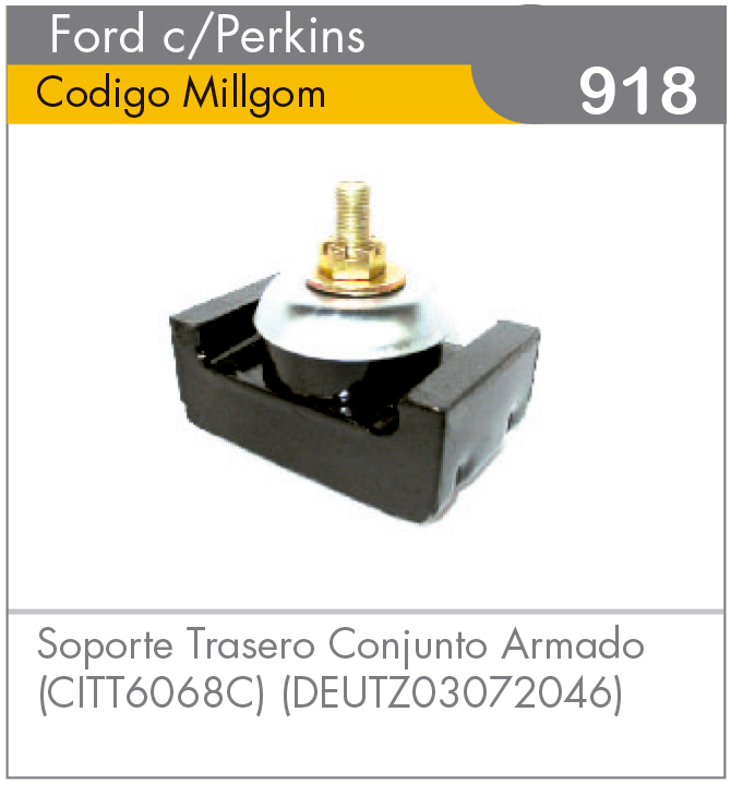 Soporte Trasero Conjunto Armado c/Perkins