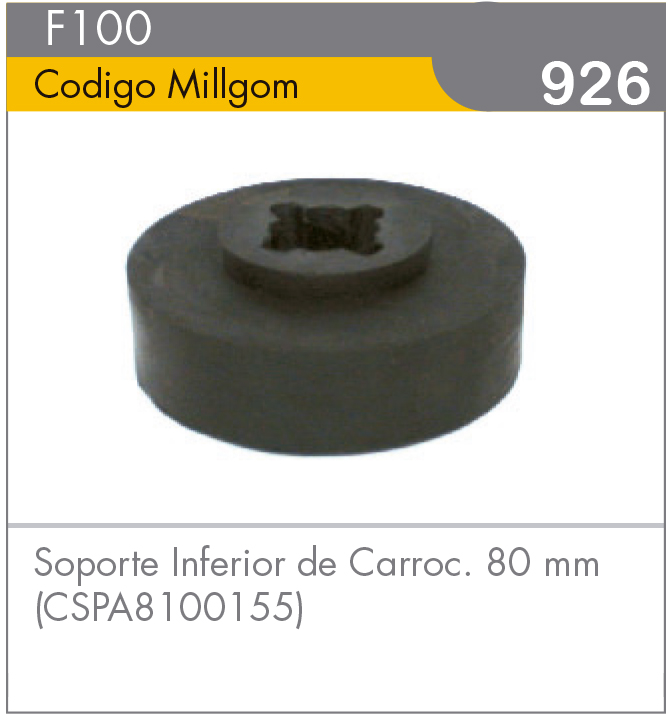 Soporte Inferior de Carrocería 80mm