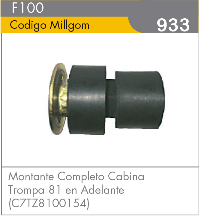 Montante Completo Cabina Trompa 81+
