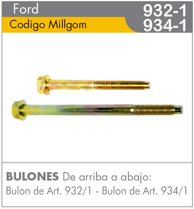 Bulón de Sujeción Ford