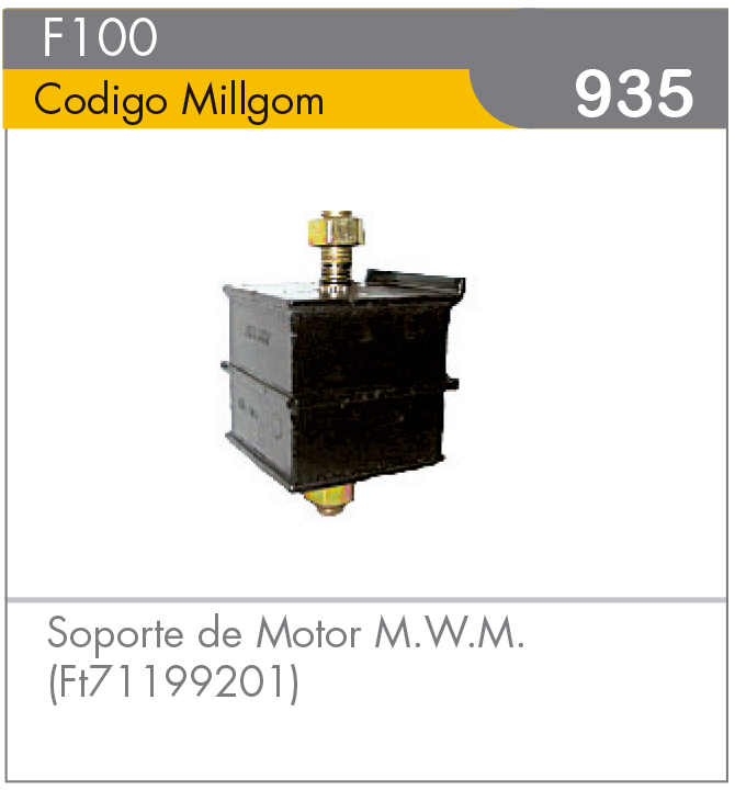 Soporte de Motor M.W.M. F100 (Ft71199201)