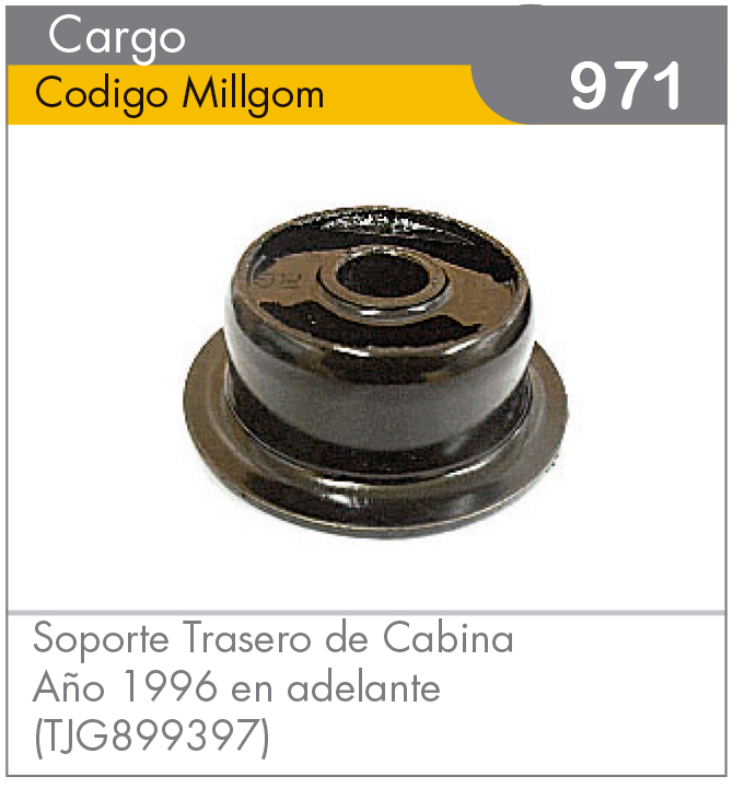 Soporte Trasero de Cabina Cargo 96+ (TJG899397)