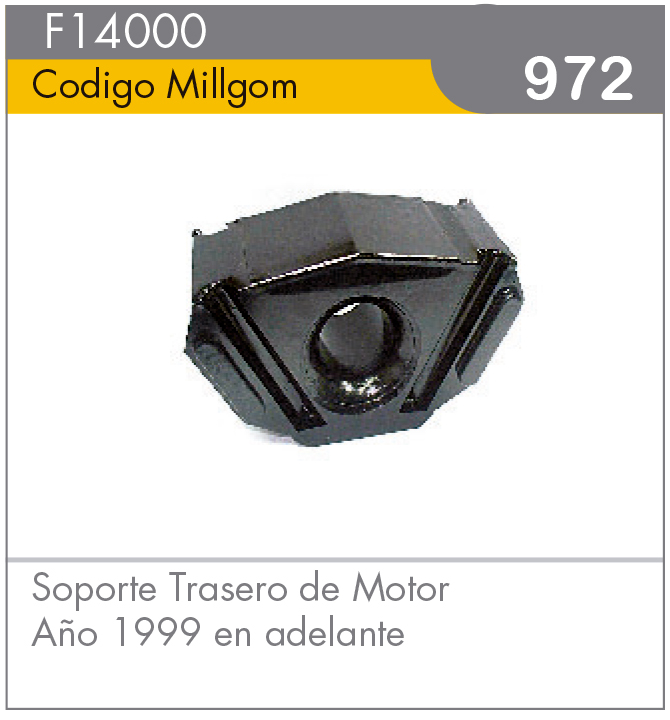 Soporte Trasero de Motor 99+ (F14000)