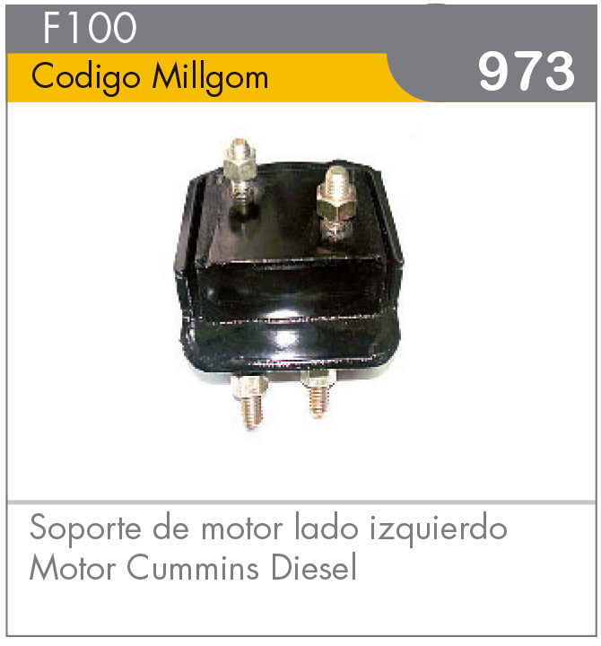 Soporte de Motor Izquierdo Cummins F100