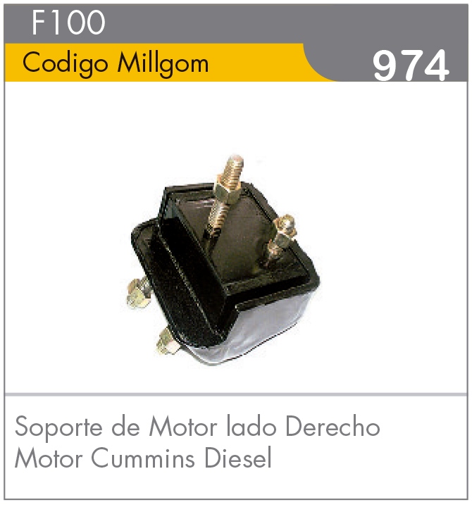 Soporte de Motor Derecho Cummins F100
