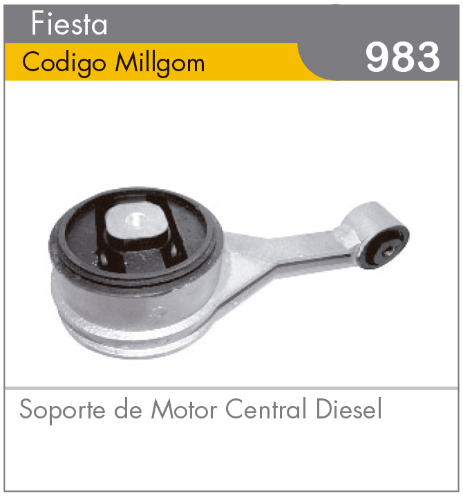 Soporte de Motor Central Diesel Fiesta