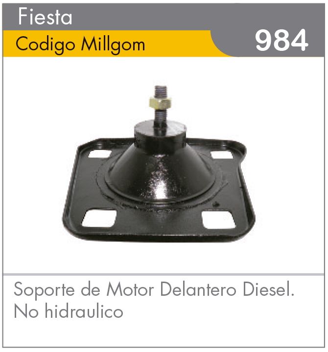 Soporte de Motor Delantero Diesel Fiesta