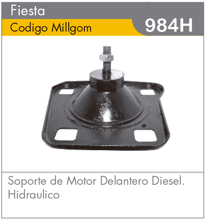 Soporte de Motor Delantero Diesel Hidráulico Fiesta