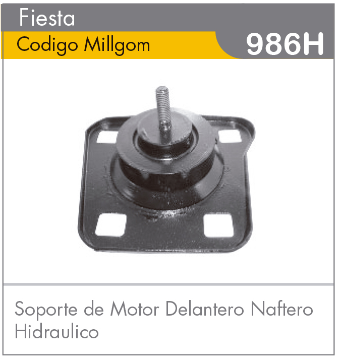 Soporte de Motor Delantero Naftero Hidráulico Fiesta