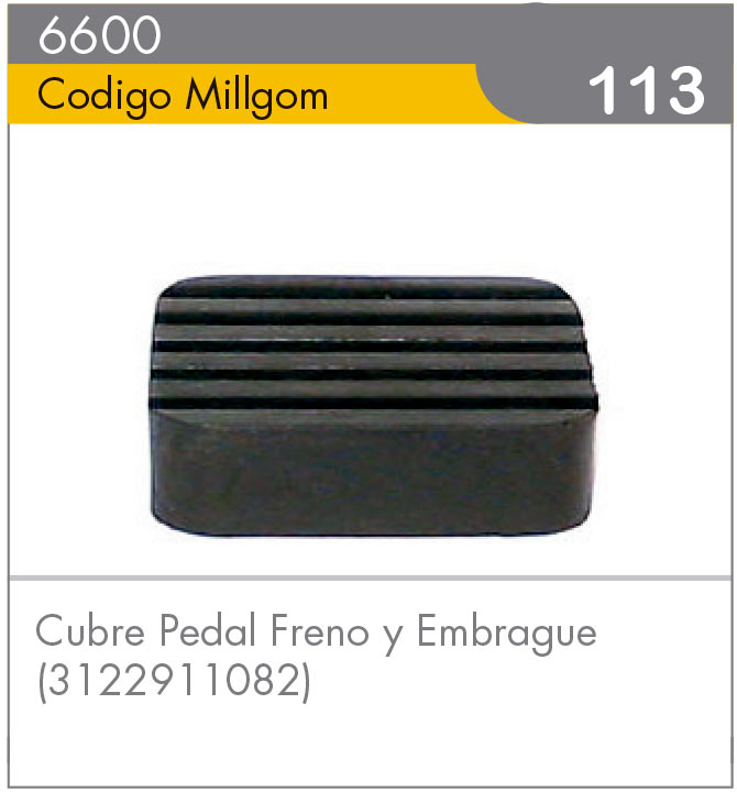 Cubre Pedal de Clutch/Embrague