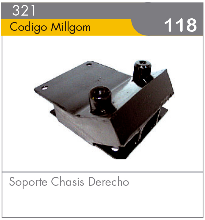 Soporte Chasis Derecho
