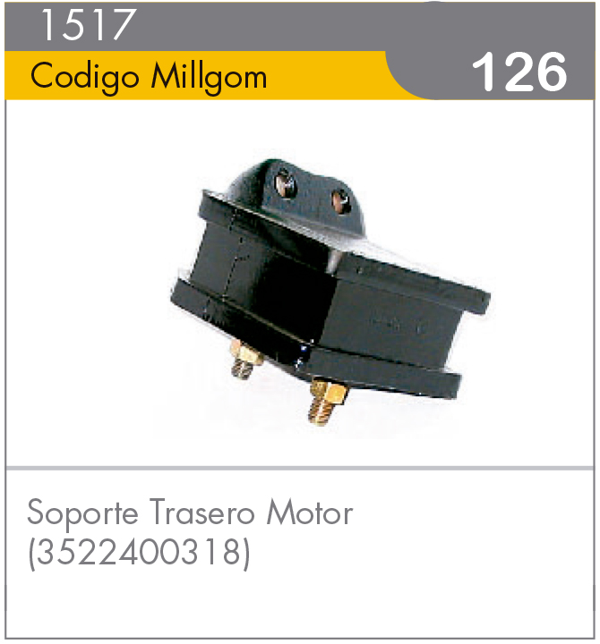 Soporte Trasero Motor