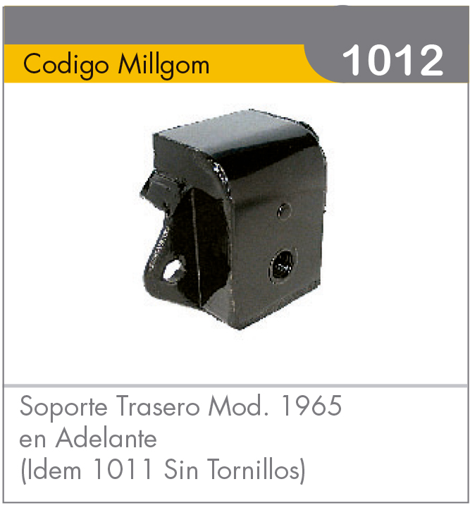 Soporte Trasero 65+